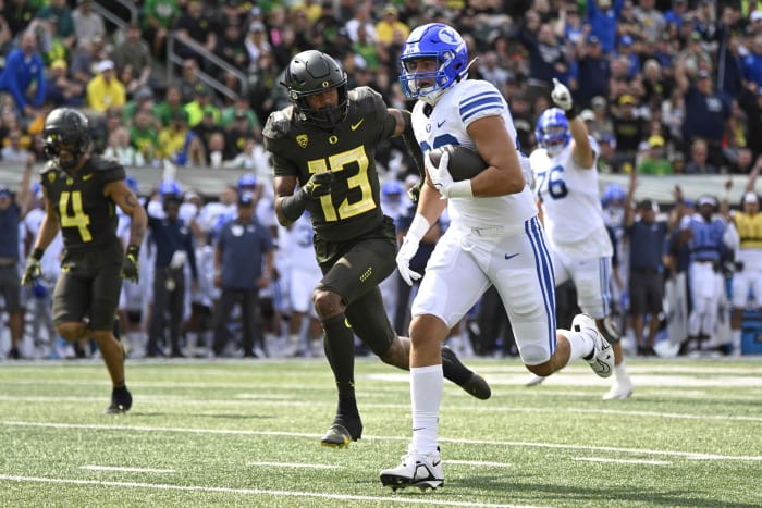 BYU vs Oregon Isaac Rex